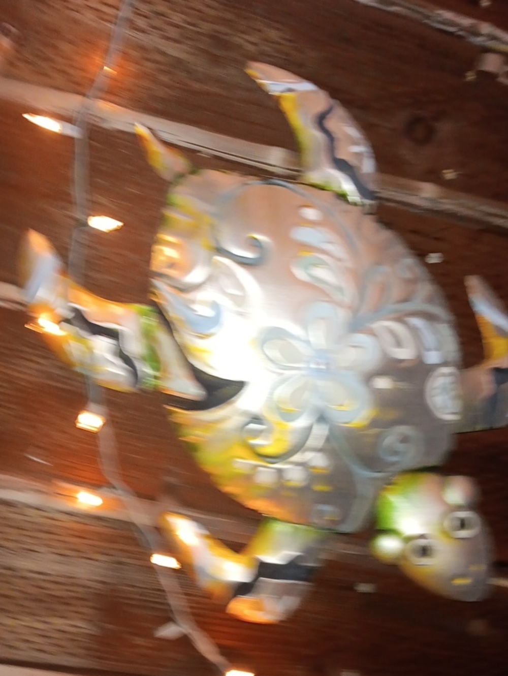 Decorative Metal Turtle Wall Art - Multi-Color